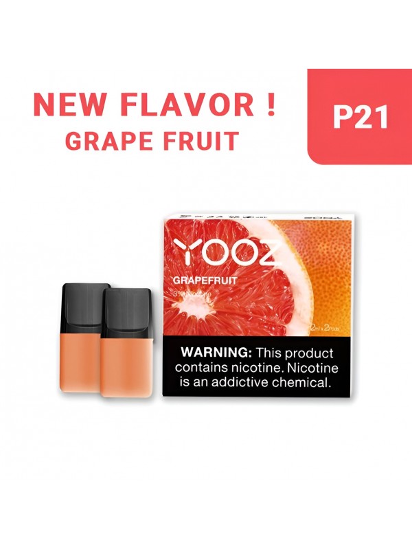 YOOZ Pods 2pcs/Pack 3% Nic – Grapefruit