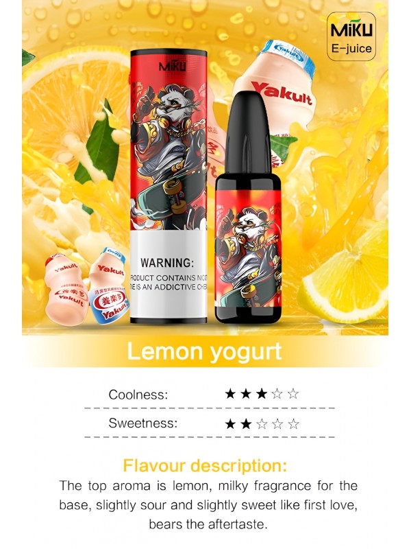 Miku Lemon Yogurt E-juice #026