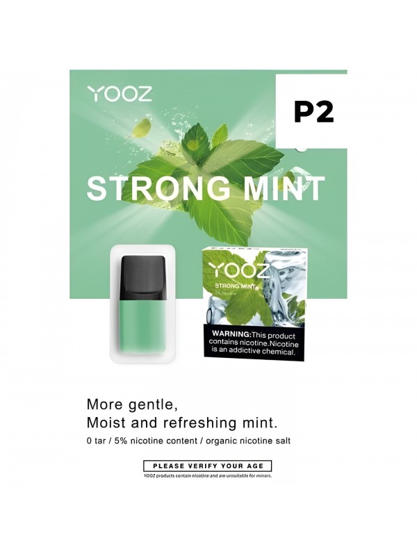 YOOZ Pods 2pcs/Pack 3% Nic – Strong Mint