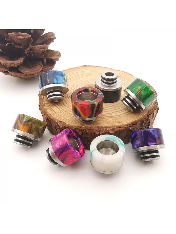 510 Epoxy Resin Wide Drip Tips – Random Color #001