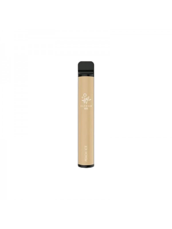 ELF BAR 600 Disposable 600 Puffs Peach Ice 550mAh