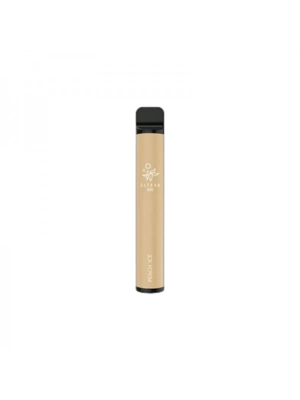 ELF BAR 600 Disposable 600 Puffs Peach Ice 550mAh