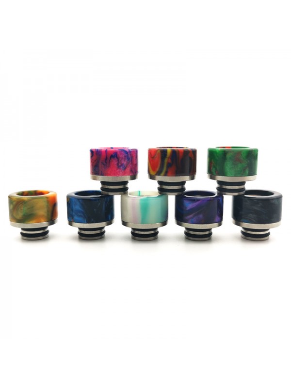 510 Epoxy Resin Wide Drip Tips – Random Color #001