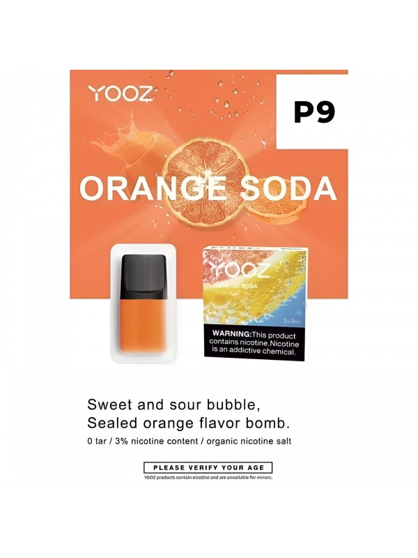 YOOZ Pods 2pcs/Pack 3% Nic – Orange Soda