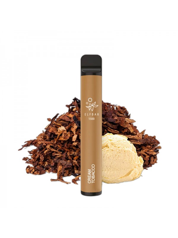 ELF BAR 1500 Disposable 1500 Puffs Cream Tobacco 850mAh