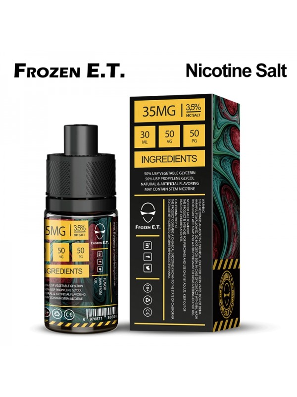 Frozen E.T. Nicotine Salt E-liquid – Scotland Rock