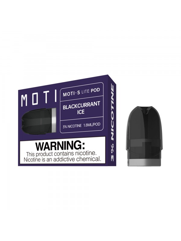 Moti S Lite Replacement Pods 2pcs/Pack – Blackcurrant-ice