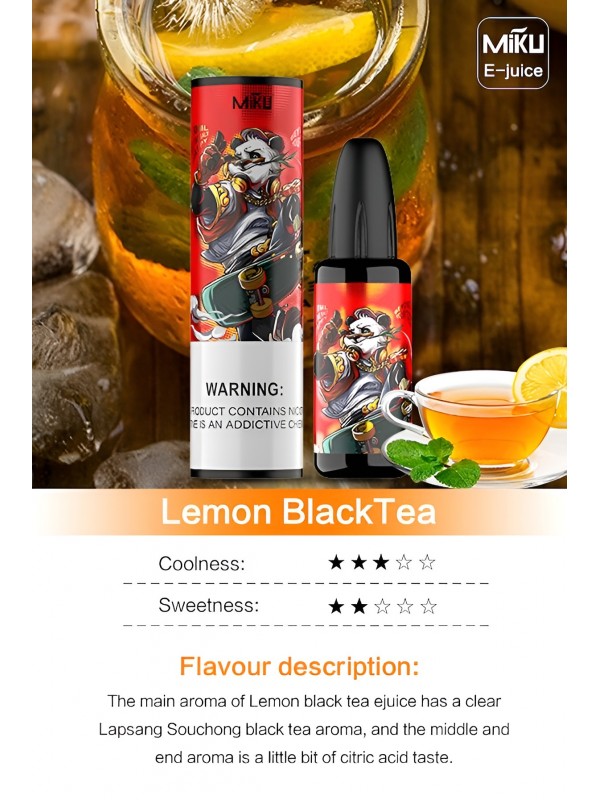 Miku Lemon Blacktea E-juice #024