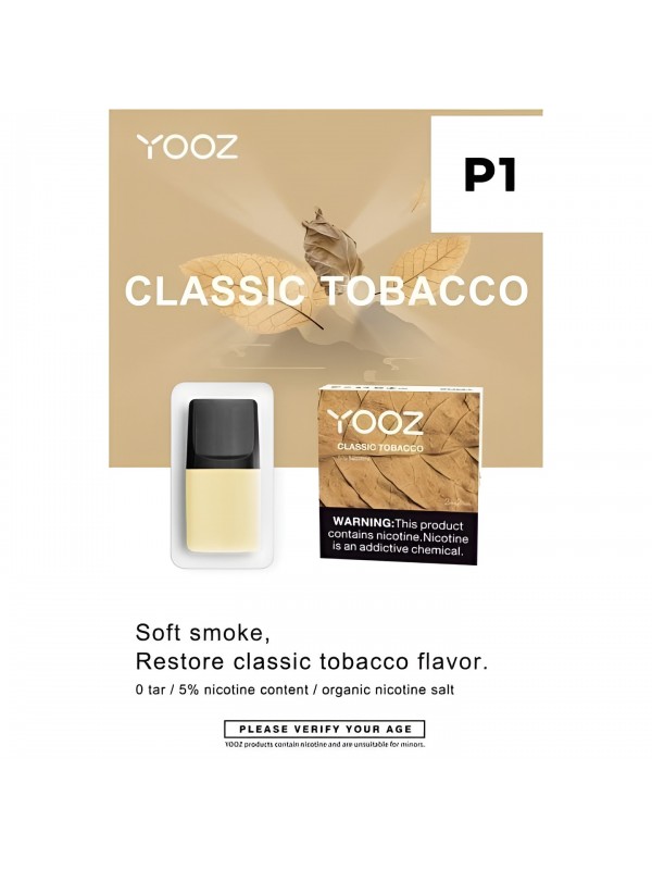 YOOZ Pods 2pcs/Pack 3% Nic – Classic Tobacco