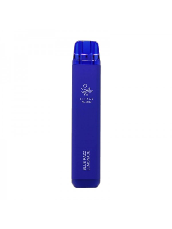 ELF BAR NC1800 Disposable 1800 Puffs Blue Razz Lem...