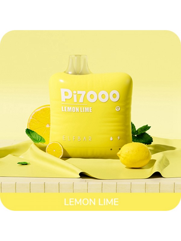ELF BAR PI7000 Disposable 7000 Puffs Lemon Lime 50...