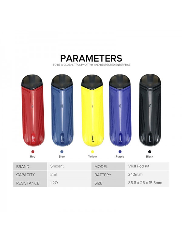 Smoant Vikii Pod System Kit 370mAh 10w 2ml #004