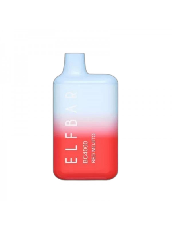 ELF BAR BC4000 Disposable Red Mojito 4000 Puffs 65...